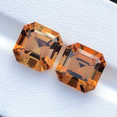 Buy 13 cts Loose Orange Topaz Pair Online