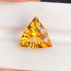 Beautiful Trilliant Cut Citrine Gemstone