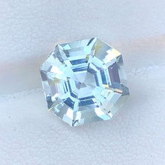 Beautifully Faceted Aquamarine Gemstone