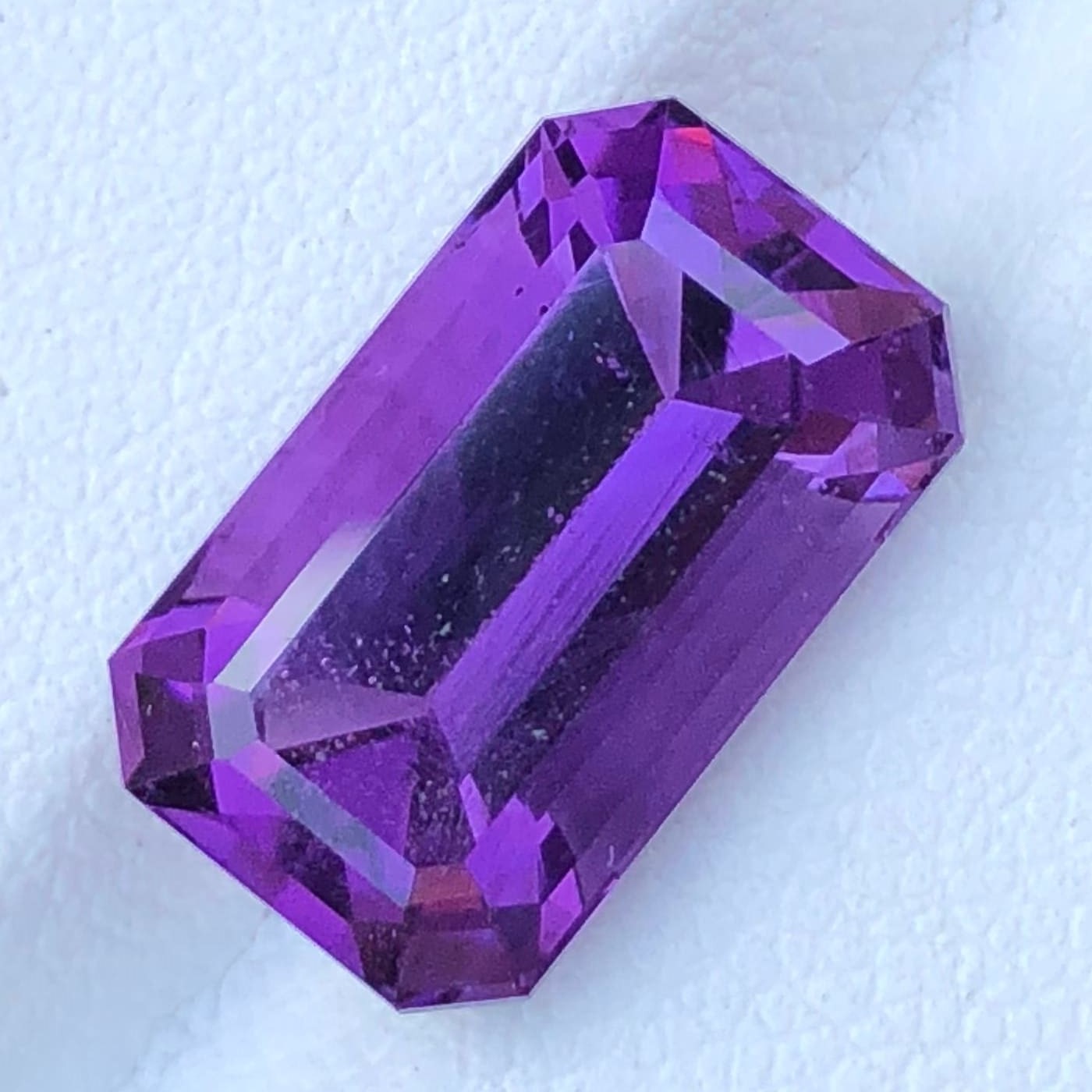 Natural Emerald Cut Amethyst for sale