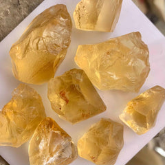 Big Sizes Citrine Facet Rough Lot