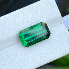 Bright Green Afghanistan Tourmaline Gemstone