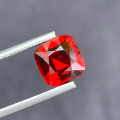 Bright Orange Red Spessartine Garnet Gemstone