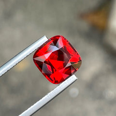 Bright Orange Red Spessartine Garnet Gemstone