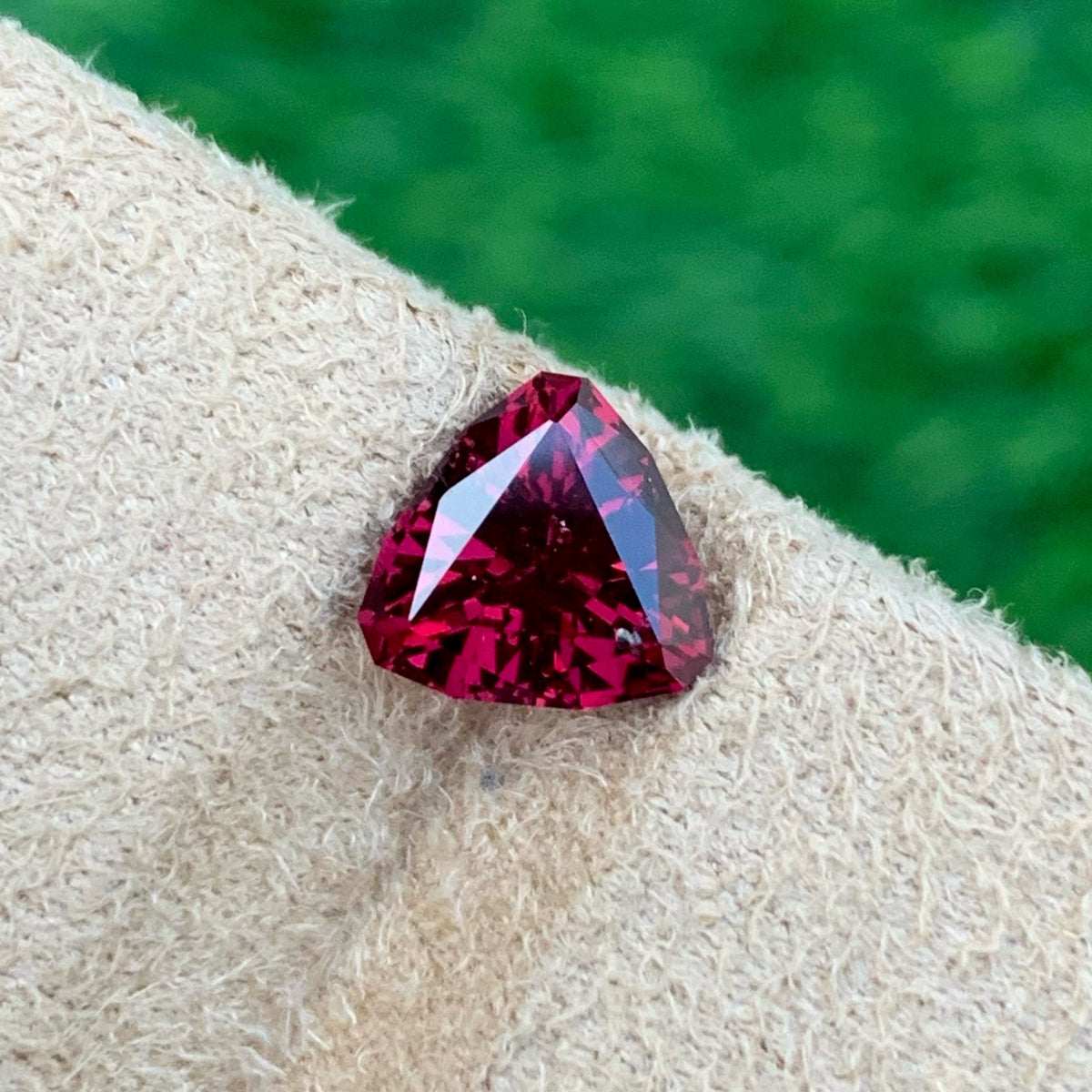 Bright Pinkish Red Garnet Gemstone