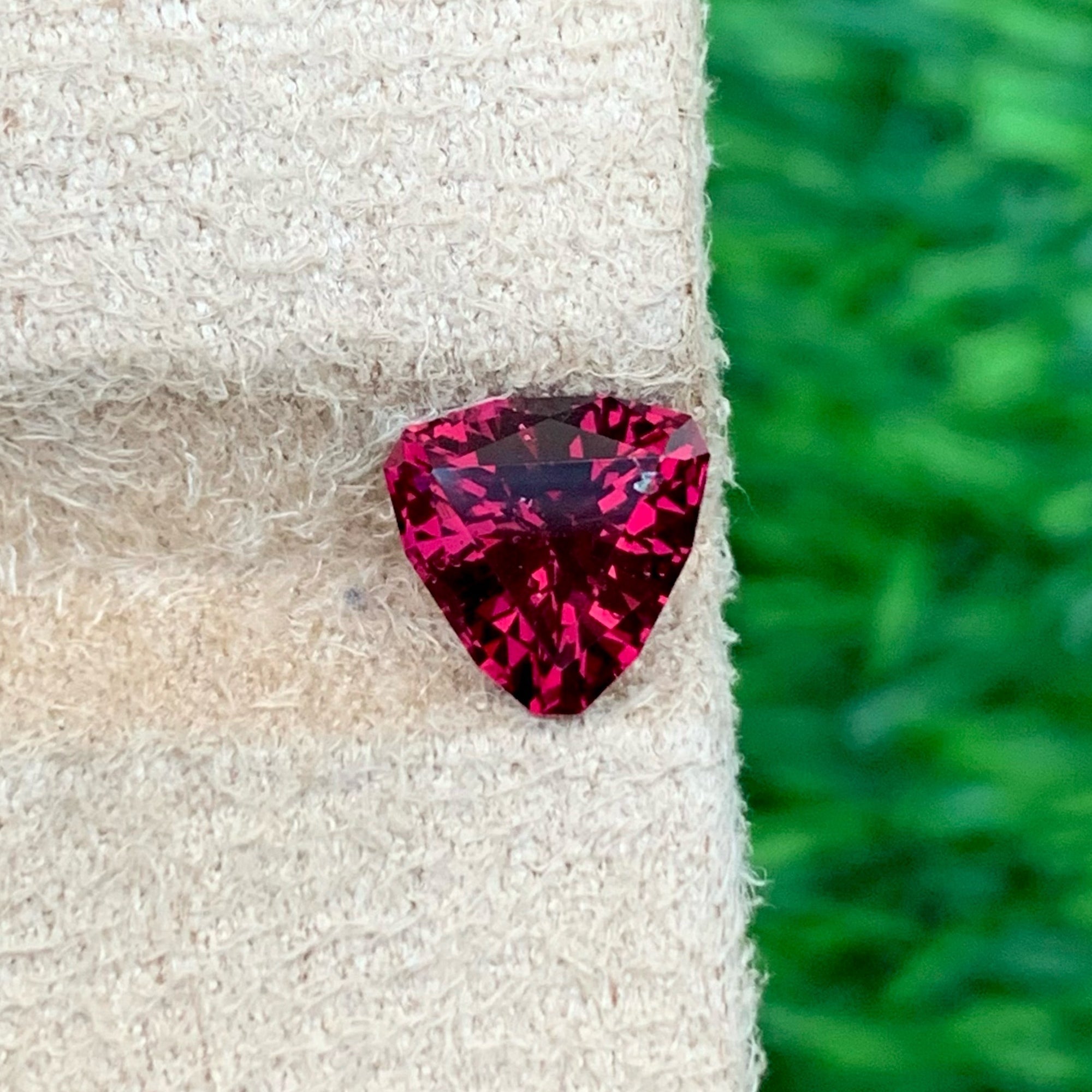 Bright Pinkish Red Garnet Gemstone