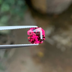 Bright Pinkish Red Garnet stone