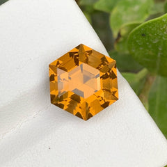 Brilliant Deep Golden Citrine Gemstone