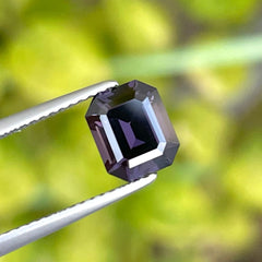 Brilliant Deep Purple Spinel Gemstone