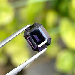 Brilliant Deep Purple Spinel Gemstone