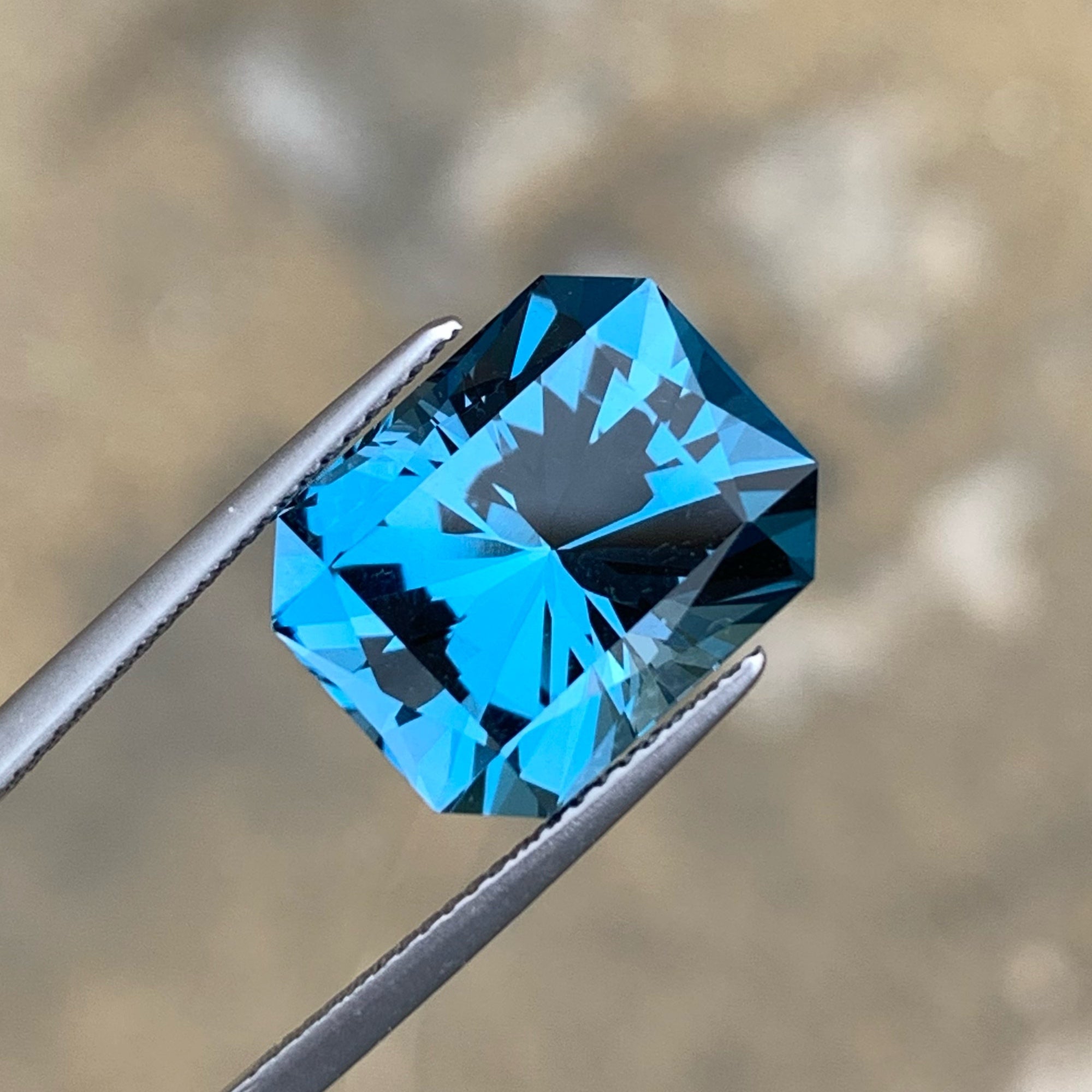 Brilliant London Blue Topaz Gemstone