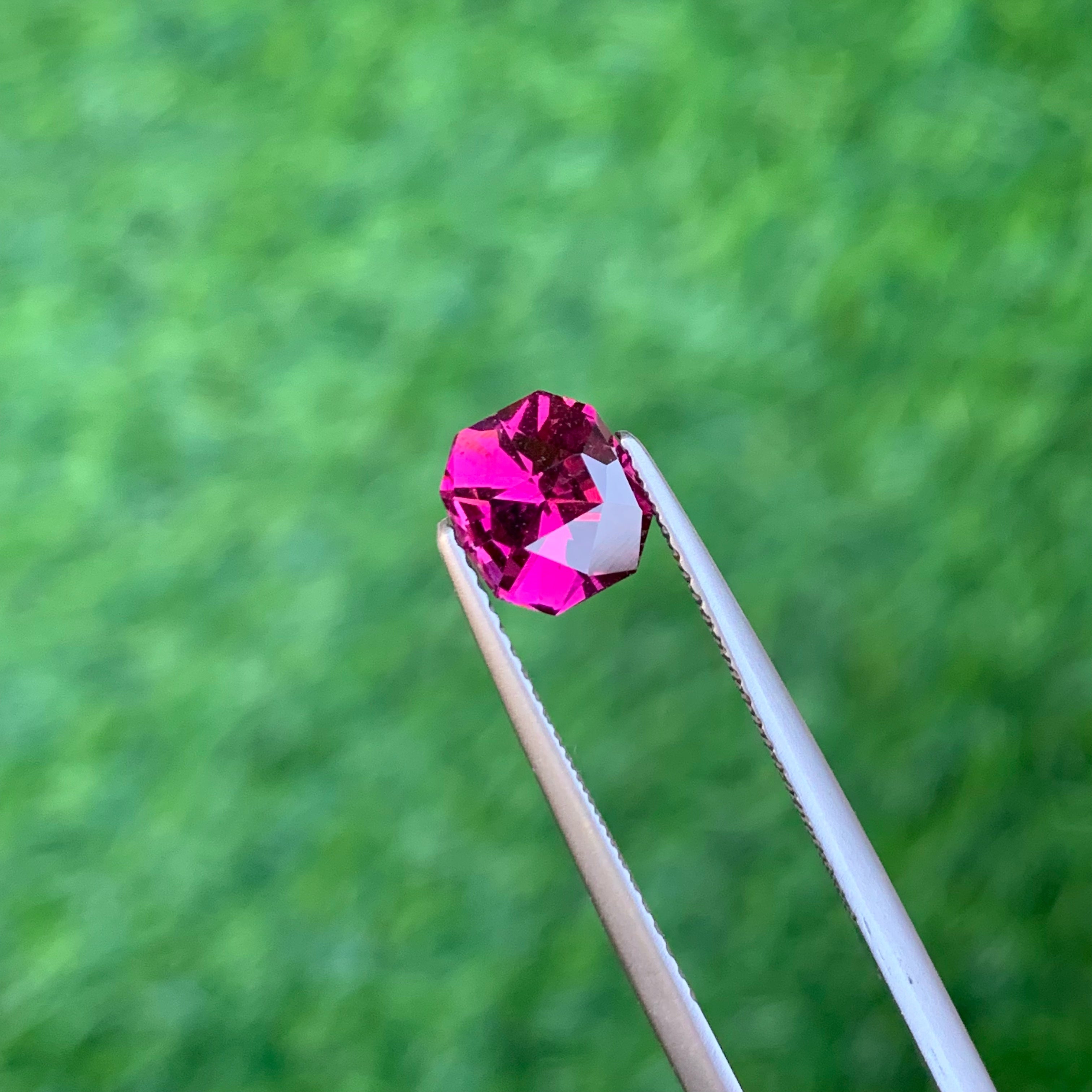 Brilliant Natural Pink Garnet Stone