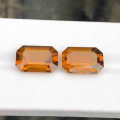 Long Asscher Cut Citrine