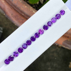 Calibrated Size Amethysts - 6.38 carat