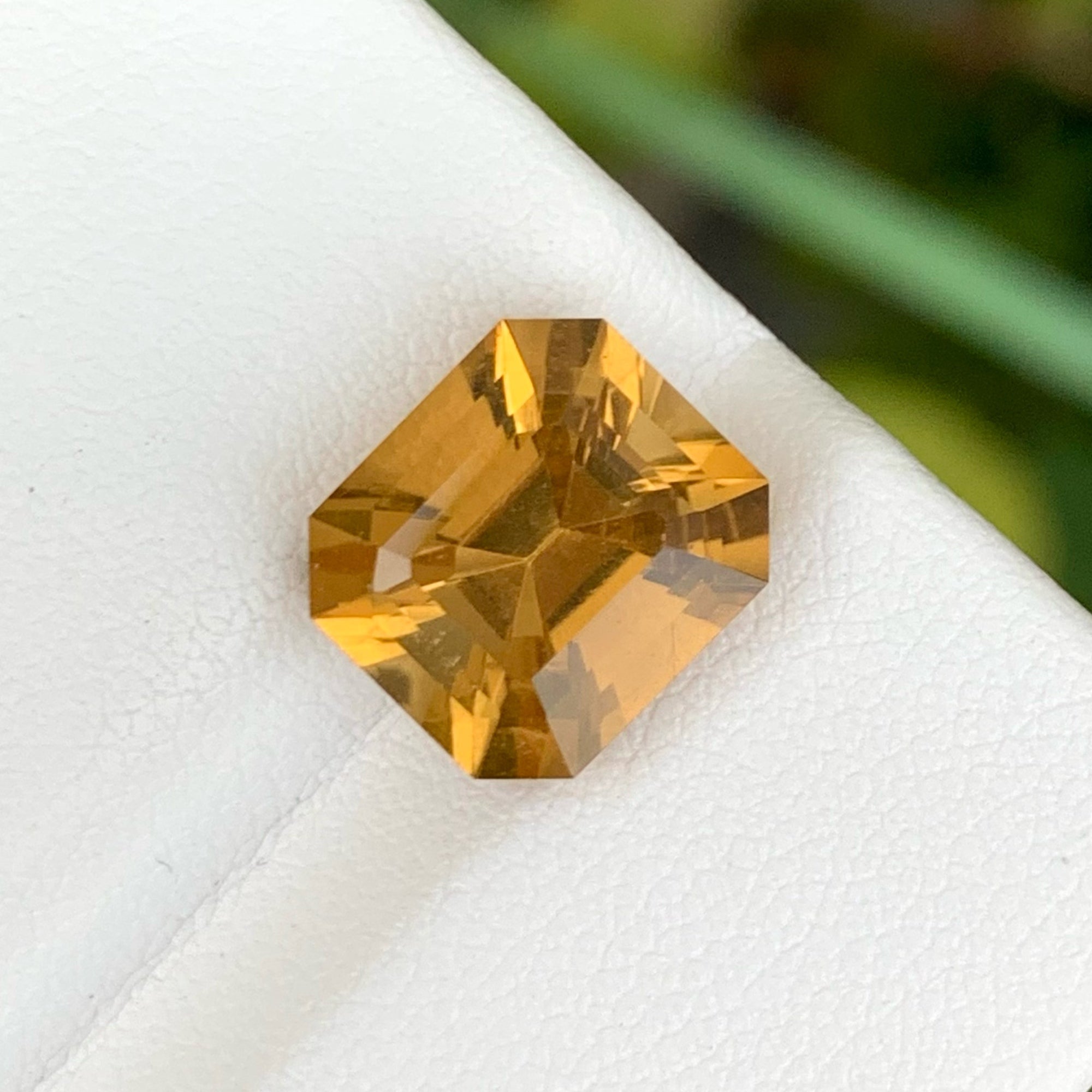 Canary Yellow Natural Citrine Gem