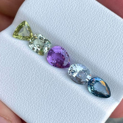 Colorful Stones Natural Loose Sapphire Gemstone Lot