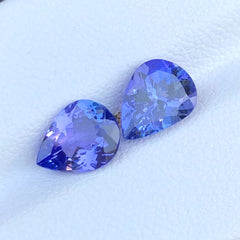 Cornflower Blue Tanzanite Pair