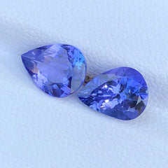 Cornflower Blue Tanzanite Pair