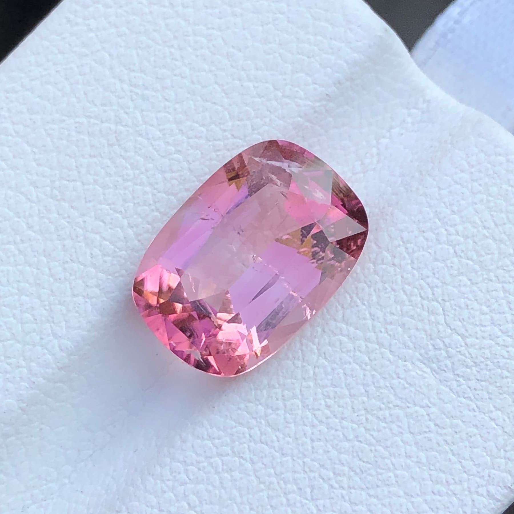 Cushion Soft Pink Tourmaline from Afghanistan