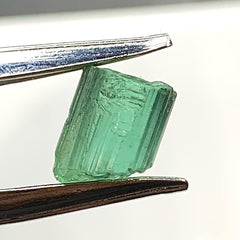 Cyan Green Tourmaline Facet Rough