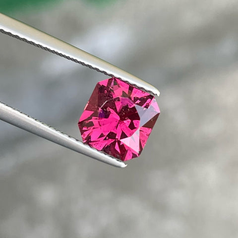 Deep Pink Garnet Gemstone For Ring