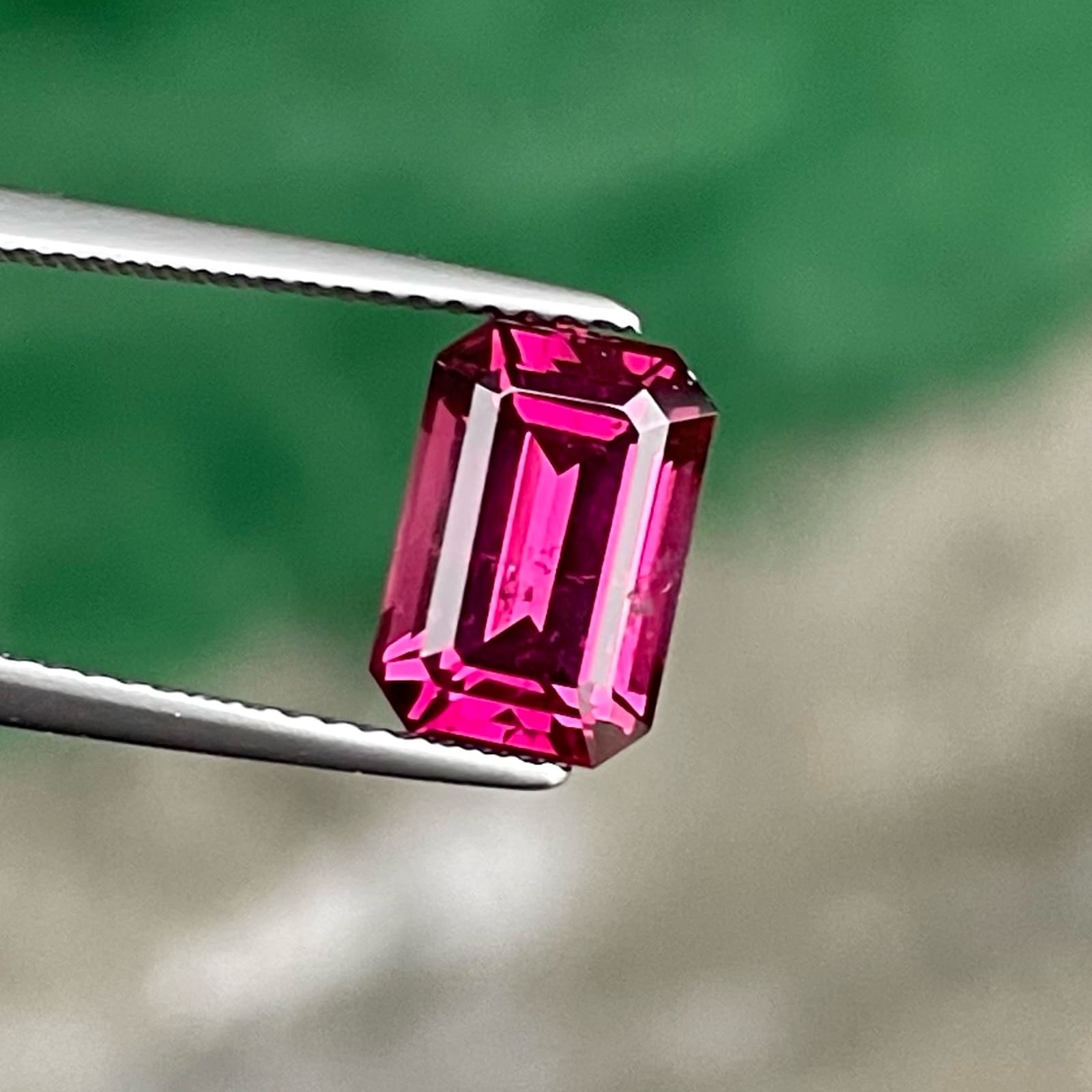 Deep Pink Malawi Garnet Stone For Ring