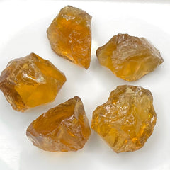 Dirty Orange Citrine Facet Rough