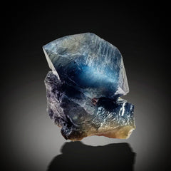 Blue Quartz with Rutile Crystal