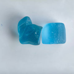 Electric Swiss Blue Topaz Facet Rough Duo