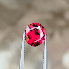 Excellent Bright Red Cut Garnet