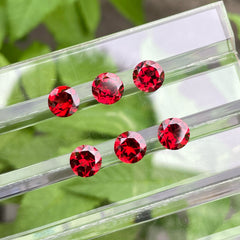 Excellent Cut Red Garnet  Stone