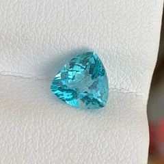 Spectacular Neon Blue Loose Apatite Gemstone