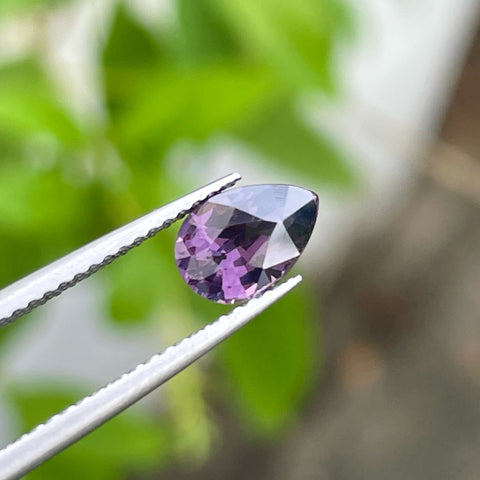 Exquisite Pear Shape Purple Spinel Stone