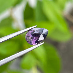 Exquisite Pear Shape Purple Spinel Stone