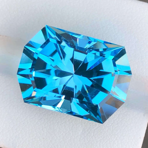 Exquisitely Faceted Blue Topaz
