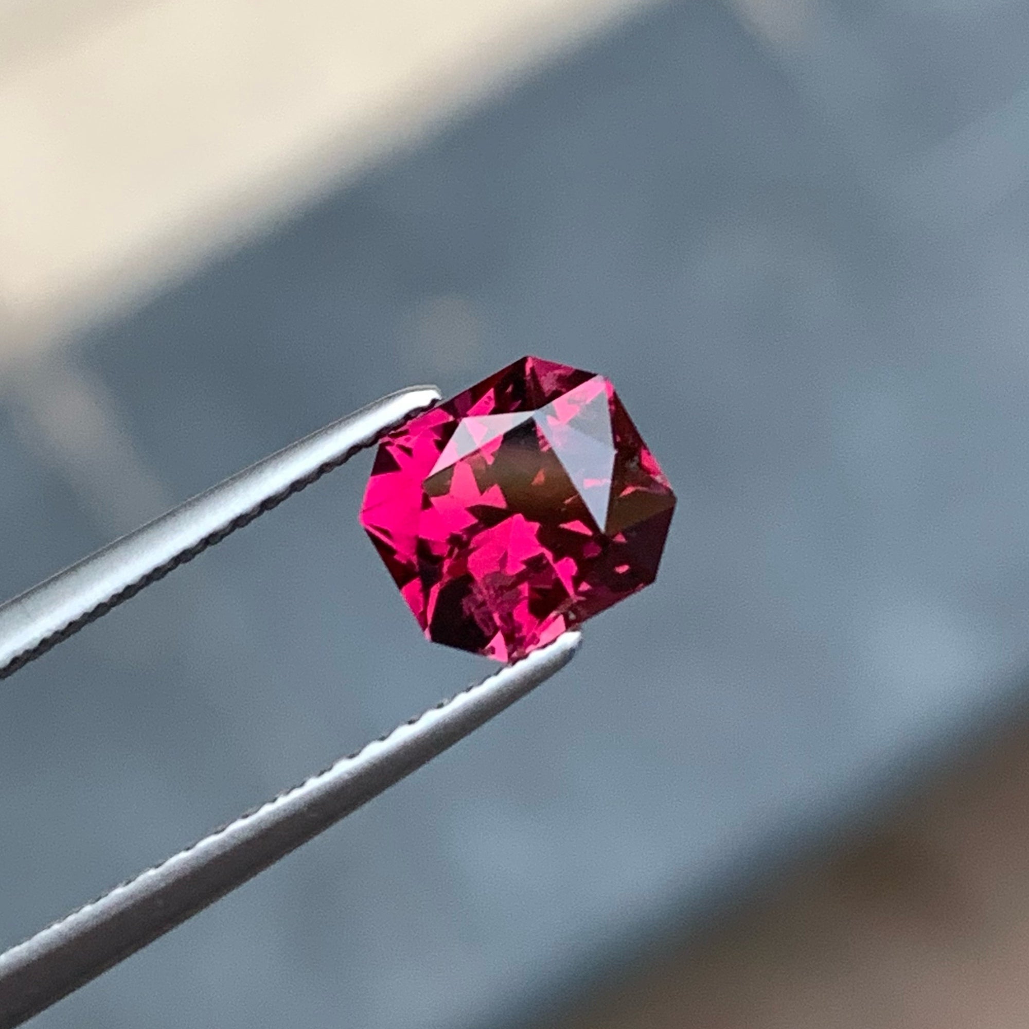 Fabulous Pinkish Red Natural Garnet Stone