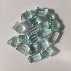 Facet Grade Rough Blue Aquamarine