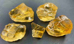 Facet Grade Rough Golden Citrine Lot