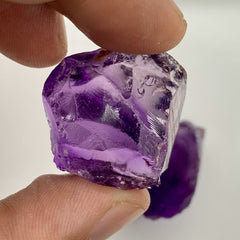 Facet Rough Amethyst Duo