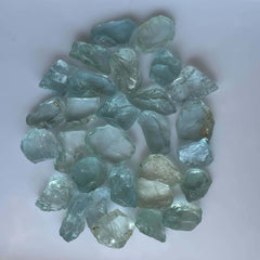 Facet Rough Aquamarine Parcel