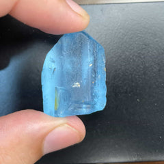 Facet Rough Electric Swiss Blue Topaz