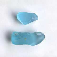 Facet Rough Electric Swiss Blue Topaz Duo