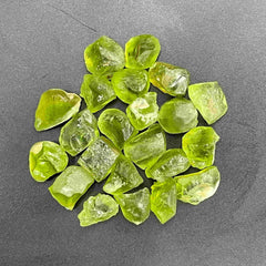 Facet Rough Greenish Yellow Peridot Pieces