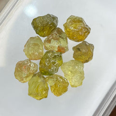 Facet Rough Grossular Garnet Pieces