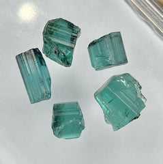 Facet Rough Indicolite Tourmaline Pieces