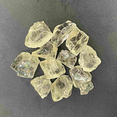 Facet Rough Light Yellow Topaz Pieces