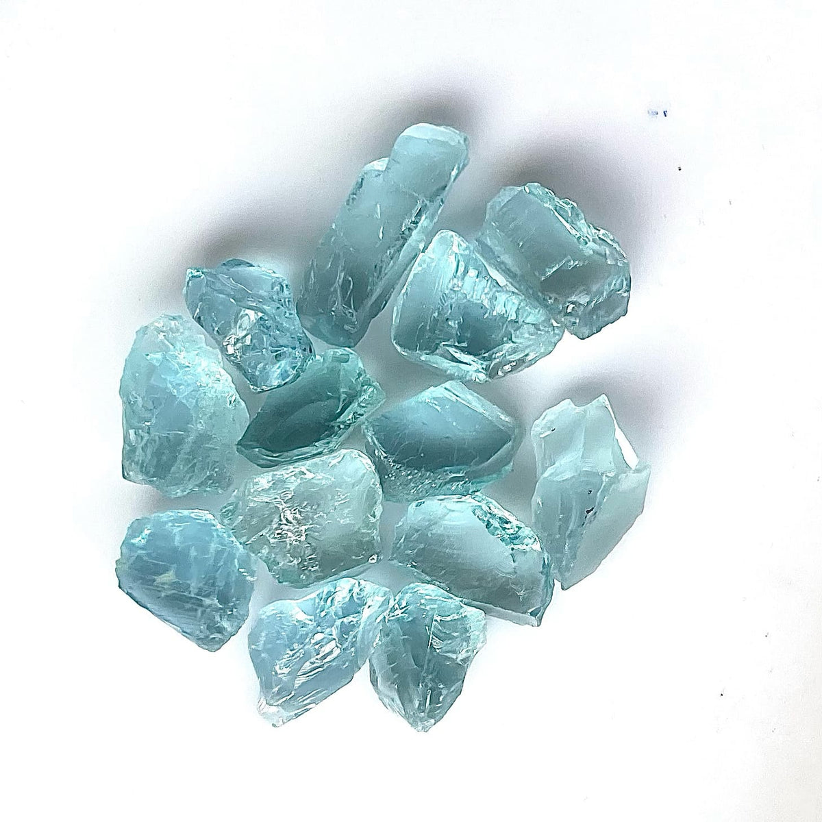 Facet Rough Madagascar Aquamarine Pieces