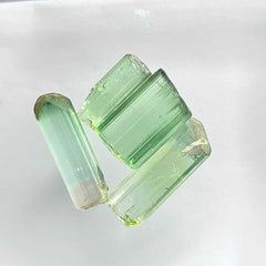 Facet Rough Mint Green Tourmaline Parcel