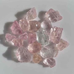 Facet Rough Pink Morganite Lot