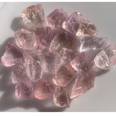 Facet Rough Pink Morganite Pieces